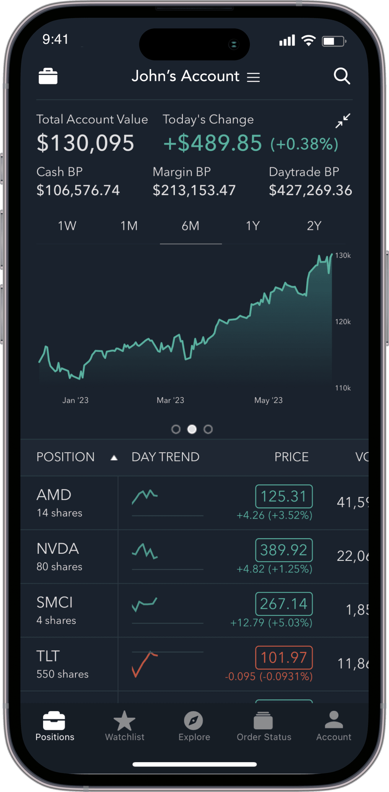 Firstrade app on iOS