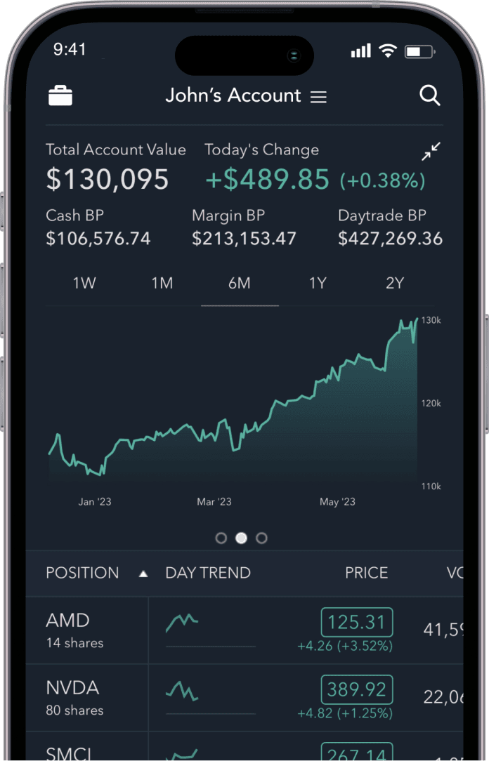Firstrade app on iOS