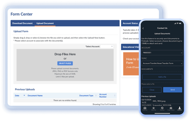 Upload Secure Documents